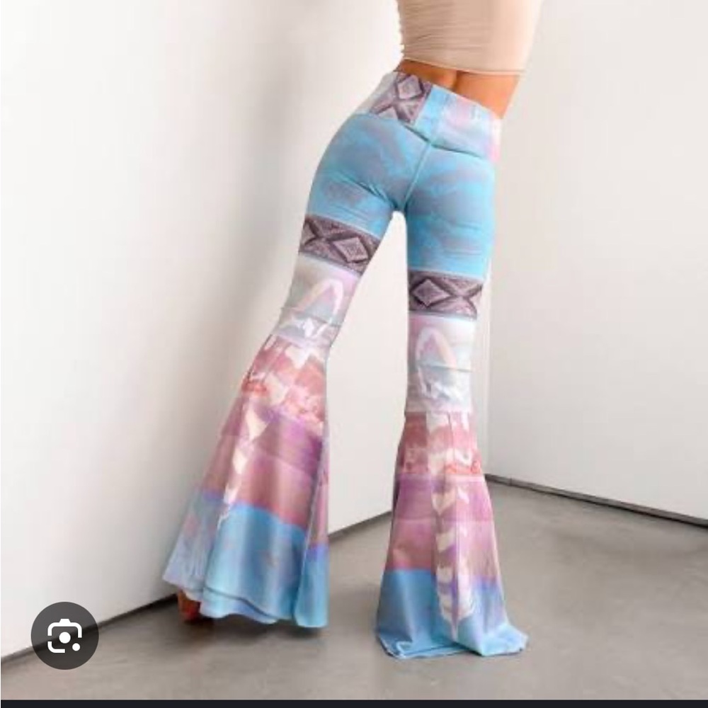 Teeki Tarot Magic Bell Bottom Flare Yoga pants